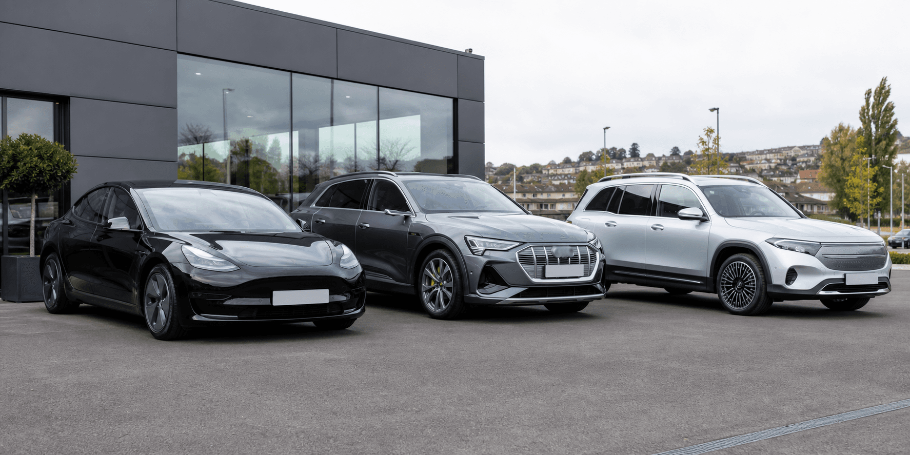 Best Used Electric Cars in Barnsley: Model 3 vs e-tron vs EQB