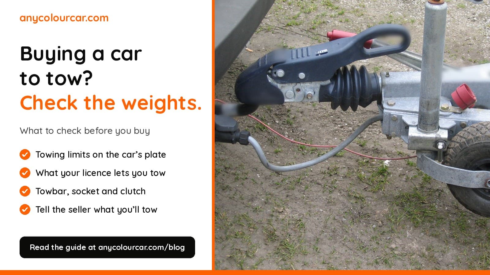 Buying a used car for towing in Barnsley: weights, licence rules and checks